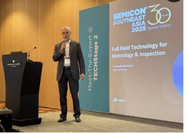 Fernando Moreira presenting at SEMICON Southeast Asia 2025